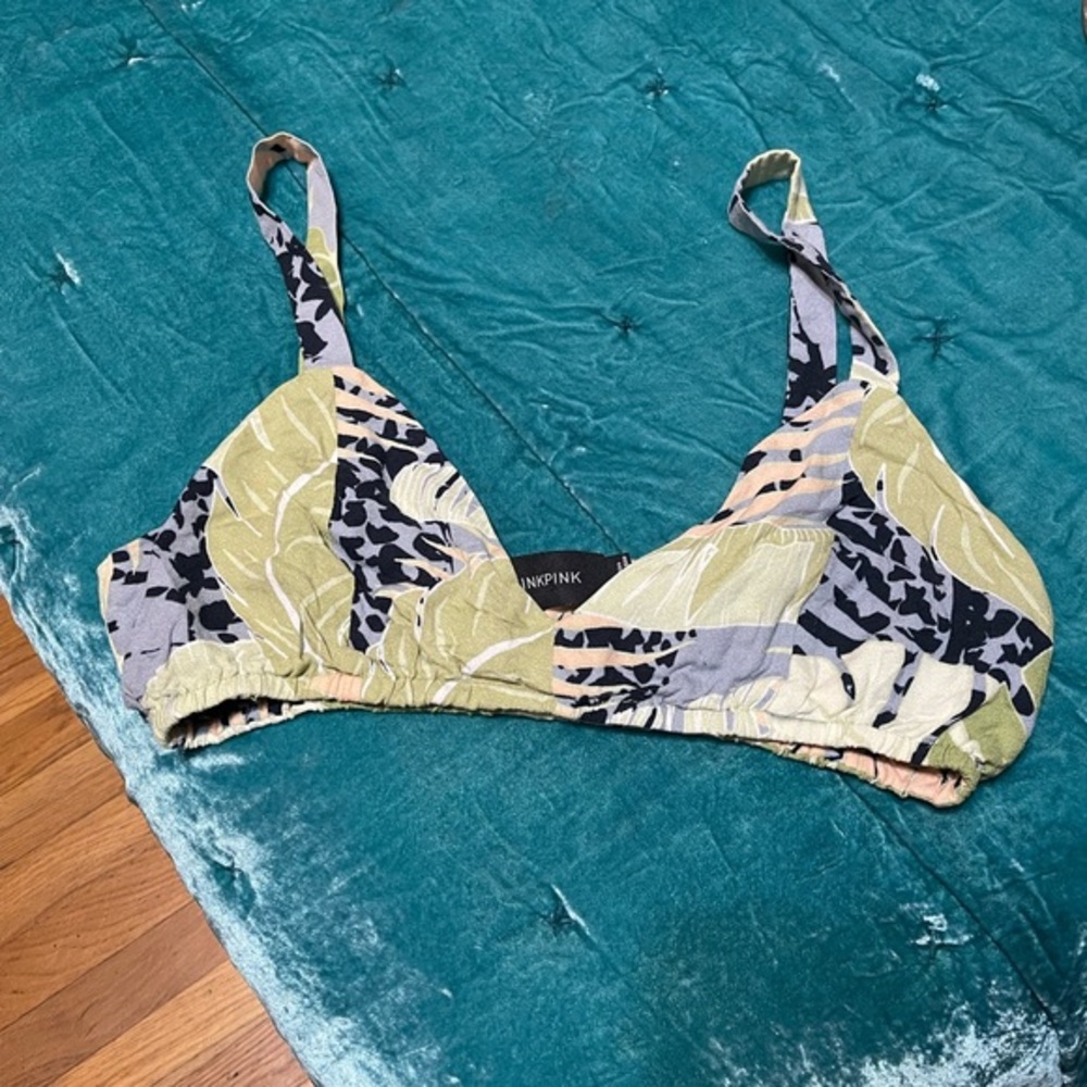 Mink Pink tropical bra top